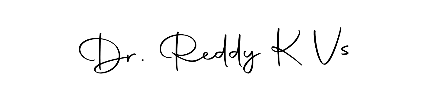How to make Dr. Reddy K Vs name signature. Use Autography-DOLnW style for creating short signs online. This is the latest handwritten sign. Dr. Reddy K Vs signature style 10 images and pictures png