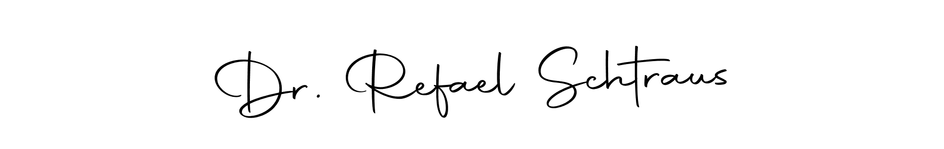 Dr. Refael Schtraus stylish signature style. Best Handwritten Sign (Autography-DOLnW) for my name. Handwritten Signature Collection Ideas for my name Dr. Refael Schtraus. Dr. Refael Schtraus signature style 10 images and pictures png