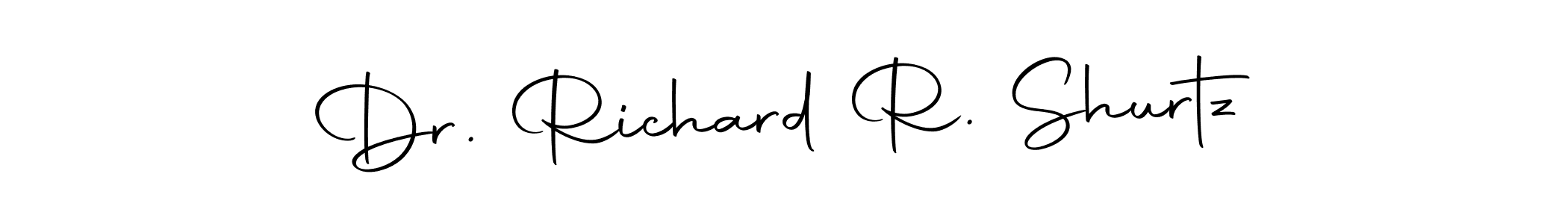 Make a beautiful signature design for name Dr. Richard R. Shurtz. With this signature (Autography-DOLnW) style, you can create a handwritten signature for free. Dr. Richard R. Shurtz signature style 10 images and pictures png