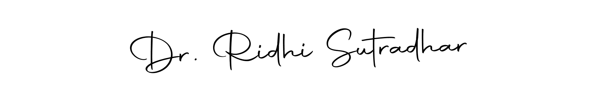 You can use this online signature creator to create a handwritten signature for the name Dr. Ridhi Sutradhar. This is the best online autograph maker. Dr. Ridhi Sutradhar signature style 10 images and pictures png
