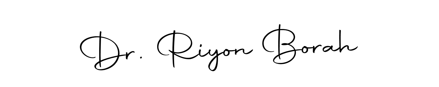 Make a short Dr. Riyon Borah signature style. Manage your documents anywhere anytime using Autography-DOLnW. Create and add eSignatures, submit forms, share and send files easily. Dr. Riyon Borah signature style 10 images and pictures png