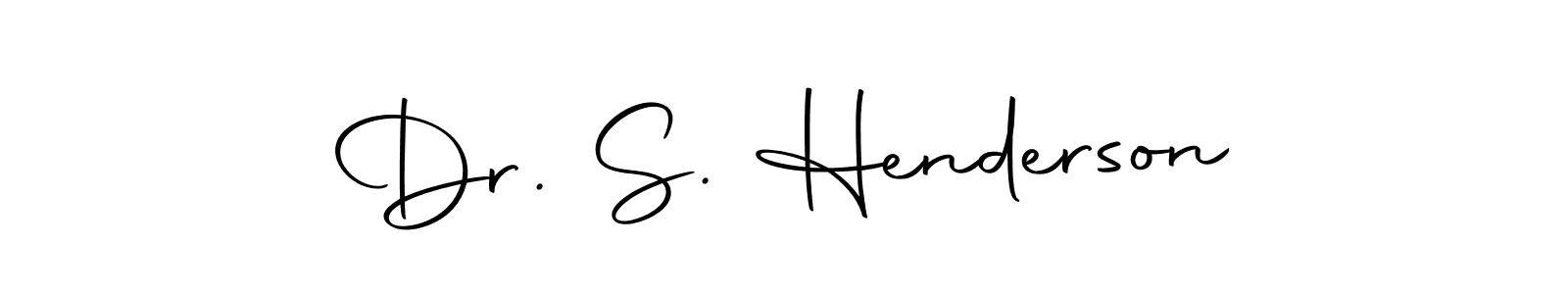 Dr. S. Henderson stylish signature style. Best Handwritten Sign (Autography-DOLnW) for my name. Handwritten Signature Collection Ideas for my name Dr. S. Henderson. Dr. S. Henderson signature style 10 images and pictures png