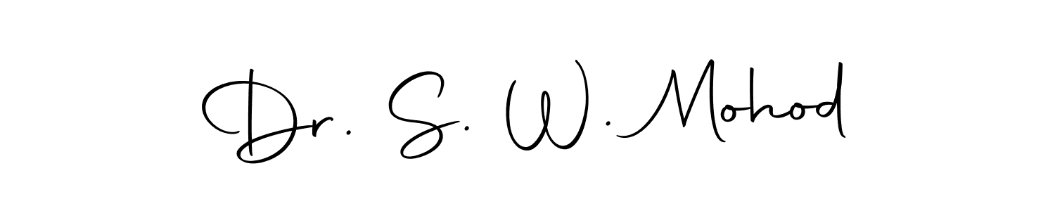 Once you've used our free online signature maker to create your best signature Autography-DOLnW style, it's time to enjoy all of the benefits that Dr. S. W. Mohod name signing documents. Dr. S. W. Mohod signature style 10 images and pictures png