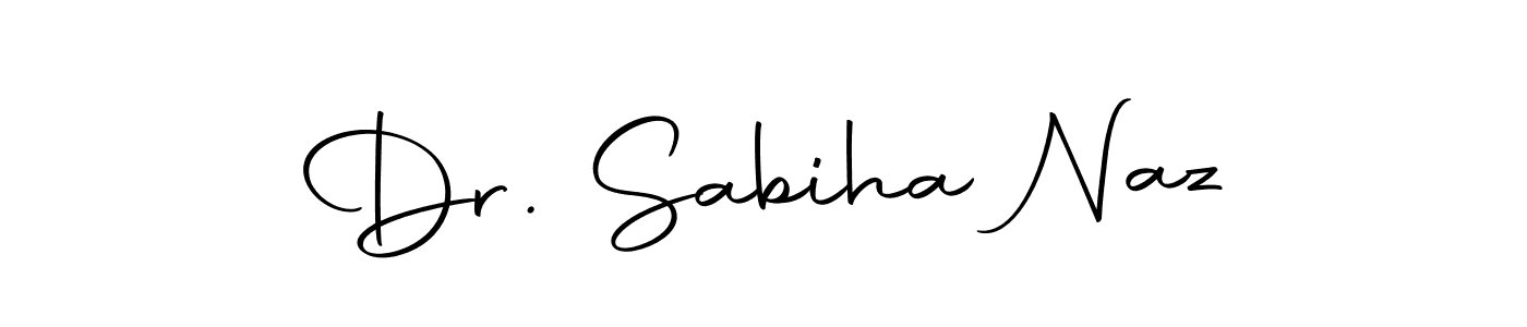 Use a signature maker to create a handwritten signature online. With this signature software, you can design (Autography-DOLnW) your own signature for name Dr. Sabiha Naz. Dr. Sabiha Naz signature style 10 images and pictures png