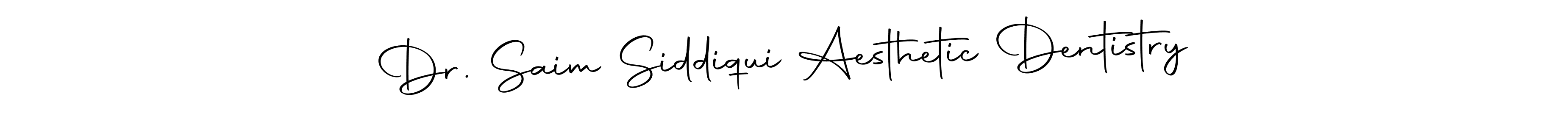 Once you've used our free online signature maker to create your best signature Autography-DOLnW style, it's time to enjoy all of the benefits that Dr. Saim Siddiqui Aesthetic Dentistry name signing documents. Dr. Saim Siddiqui Aesthetic Dentistry signature style 10 images and pictures png