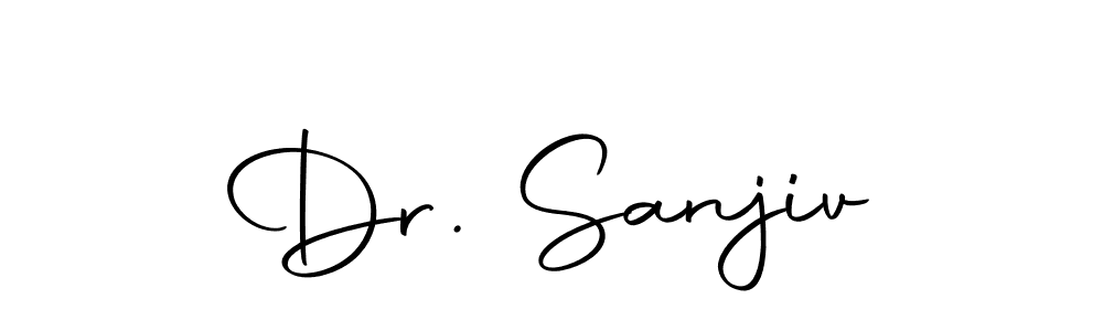 Make a beautiful signature design for name Dr. Sanjiv. Use this online signature maker to create a handwritten signature for free. Dr. Sanjiv signature style 10 images and pictures png