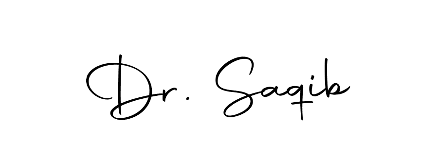 You should practise on your own different ways (Autography-DOLnW) to write your name (Dr. Saqib) in signature. don't let someone else do it for you. Dr. Saqib signature style 10 images and pictures png