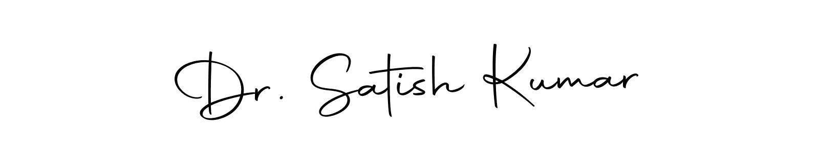 How to make Dr. Satish Kumar signature? Autography-DOLnW is a professional autograph style. Create handwritten signature for Dr. Satish Kumar name. Dr. Satish Kumar signature style 10 images and pictures png