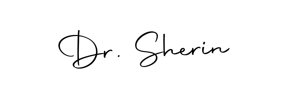 Use a signature maker to create a handwritten signature online. With this signature software, you can design (Autography-DOLnW) your own signature for name Dr. Sherin. Dr. Sherin signature style 10 images and pictures png