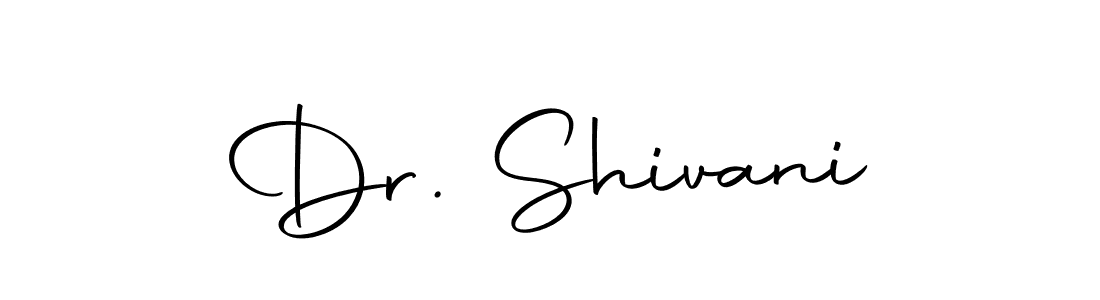 How to make Dr. Shivani signature? Autography-DOLnW is a professional autograph style. Create handwritten signature for Dr. Shivani name. Dr. Shivani signature style 10 images and pictures png
