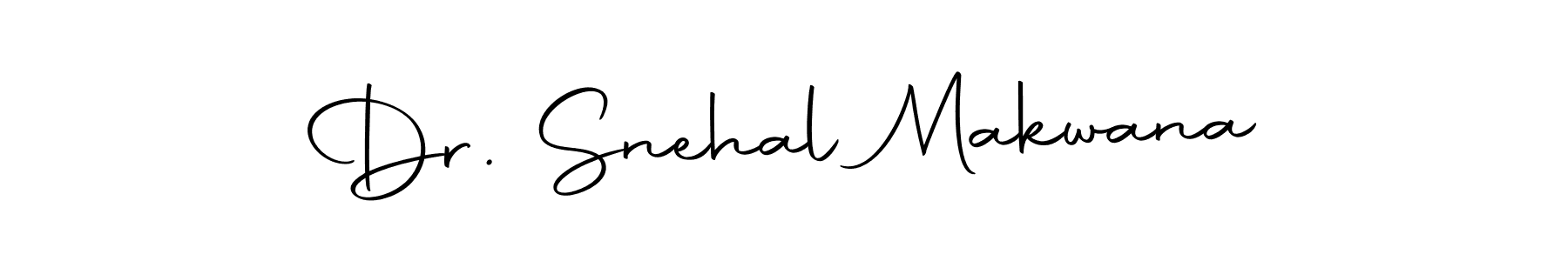 Create a beautiful signature design for name Dr. Snehal Makwana. With this signature (Autography-DOLnW) fonts, you can make a handwritten signature for free. Dr. Snehal Makwana signature style 10 images and pictures png