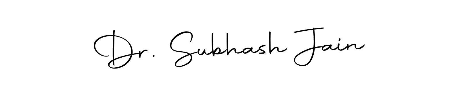 The best way (Autography-DOLnW) to make a short signature is to pick only two or three words in your name. The name Dr. Subhash Jain include a total of six letters. For converting this name. Dr. Subhash Jain signature style 10 images and pictures png