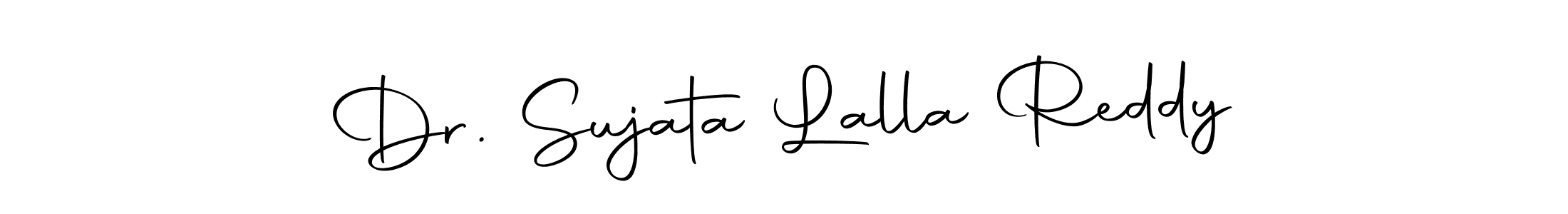 Similarly Autography-DOLnW is the best handwritten signature design. Signature creator online .You can use it as an online autograph creator for name Dr. Sujata Lalla Reddy. Dr. Sujata Lalla Reddy signature style 10 images and pictures png