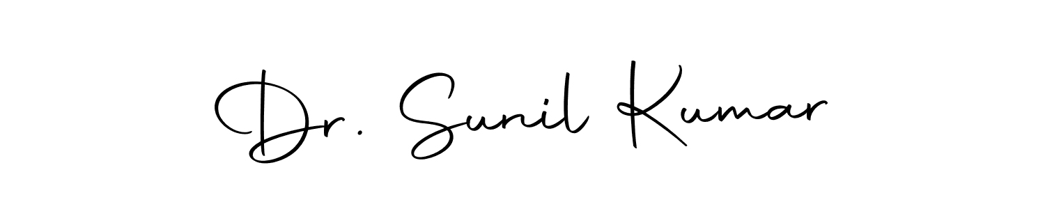 Create a beautiful signature design for name Dr. Sunil Kumar. With this signature (Autography-DOLnW) fonts, you can make a handwritten signature for free. Dr. Sunil Kumar signature style 10 images and pictures png