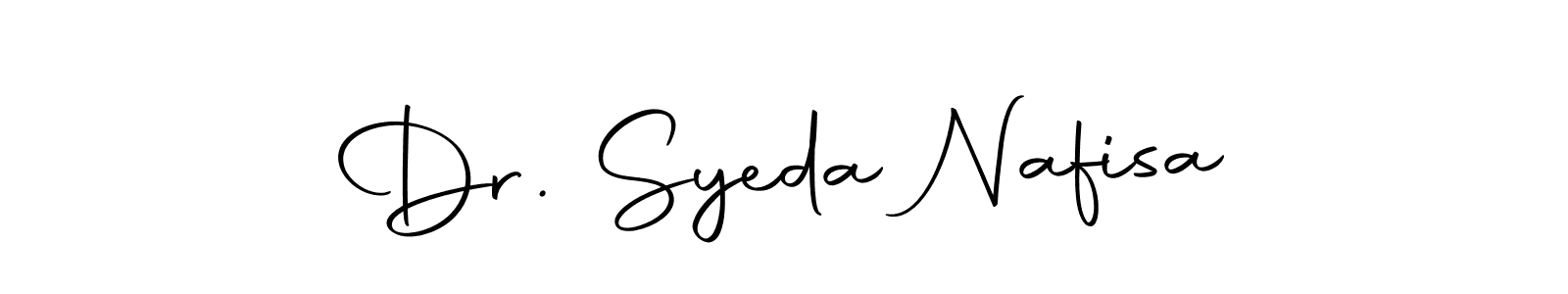 You can use this online signature creator to create a handwritten signature for the name Dr. Syeda Nafisa. This is the best online autograph maker. Dr. Syeda Nafisa signature style 10 images and pictures png