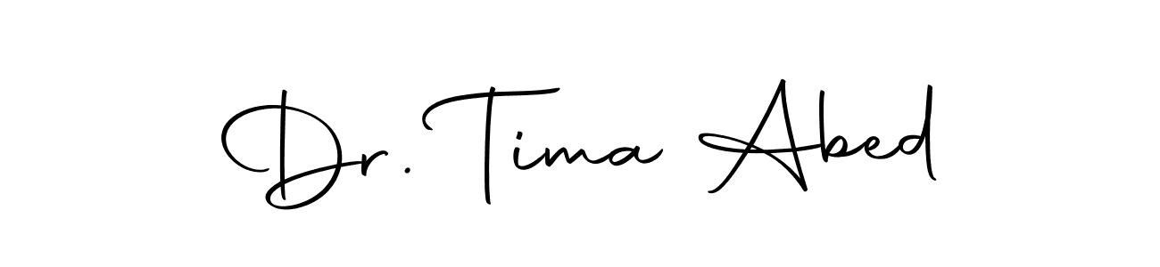 How to make Dr. Tima Abed signature? Autography-DOLnW is a professional autograph style. Create handwritten signature for Dr. Tima Abed name. Dr. Tima Abed signature style 10 images and pictures png