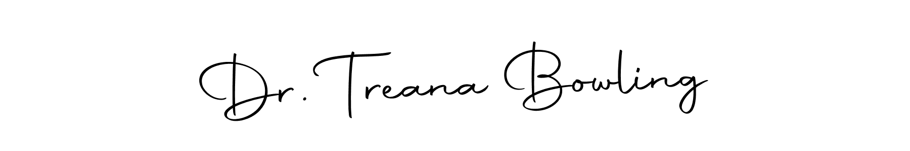 Make a beautiful signature design for name Dr. Treana Bowling. With this signature (Autography-DOLnW) style, you can create a handwritten signature for free. Dr. Treana Bowling signature style 10 images and pictures png