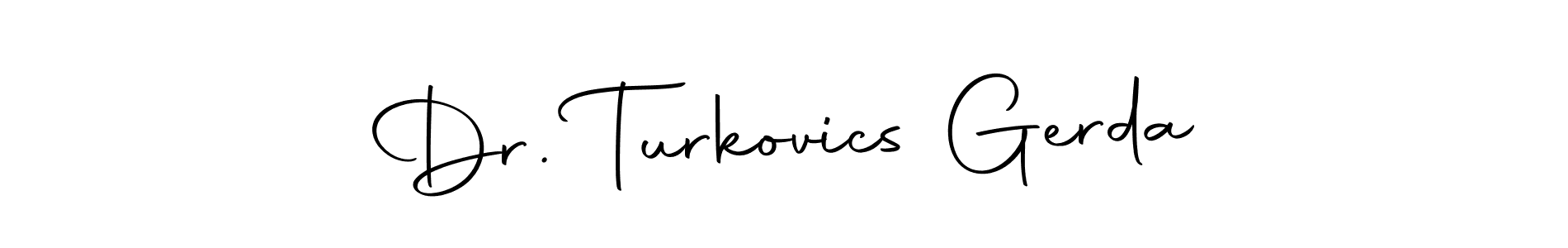 Also You can easily find your signature by using the search form. We will create Dr. Turkovics Gerda name handwritten signature images for you free of cost using Autography-DOLnW sign style. Dr. Turkovics Gerda signature style 10 images and pictures png