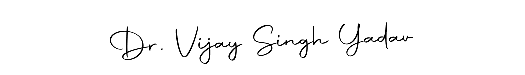 Make a beautiful signature design for name Dr. Vijay Singh Yadav. Use this online signature maker to create a handwritten signature for free. Dr. Vijay Singh Yadav signature style 10 images and pictures png