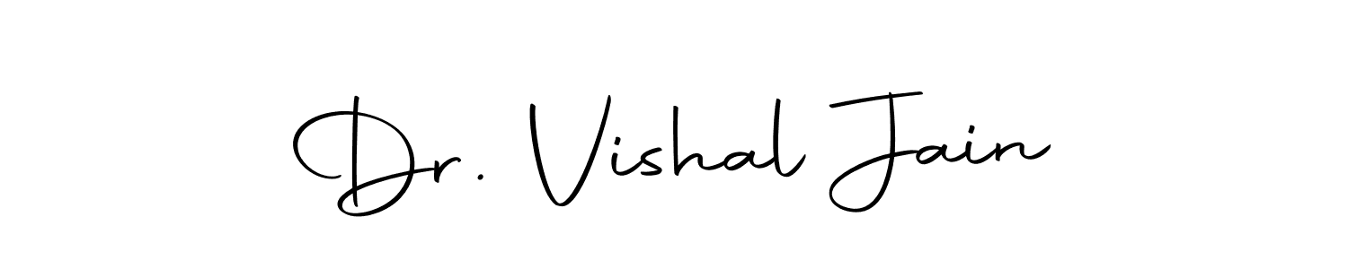 Use a signature maker to create a handwritten signature online. With this signature software, you can design (Autography-DOLnW) your own signature for name Dr. Vishal Jain. Dr. Vishal Jain signature style 10 images and pictures png
