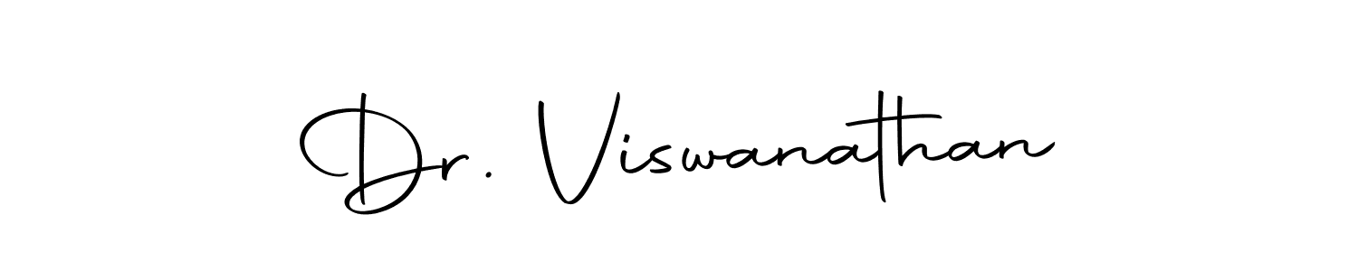 How to make Dr. Viswanathan name signature. Use Autography-DOLnW style for creating short signs online. This is the latest handwritten sign. Dr. Viswanathan signature style 10 images and pictures png