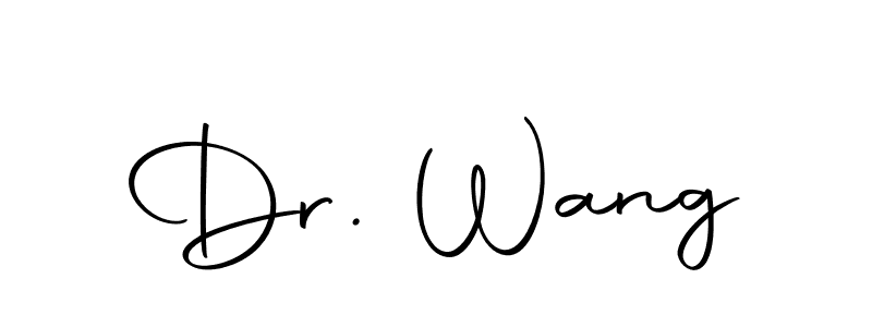 Use a signature maker to create a handwritten signature online. With this signature software, you can design (Autography-DOLnW) your own signature for name Dr. Wang. Dr. Wang signature style 10 images and pictures png
