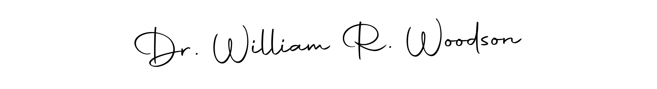 Here are the top 10 professional signature styles for the name Dr. William R. Woodson. These are the best autograph styles you can use for your name. Dr. William R. Woodson signature style 10 images and pictures png