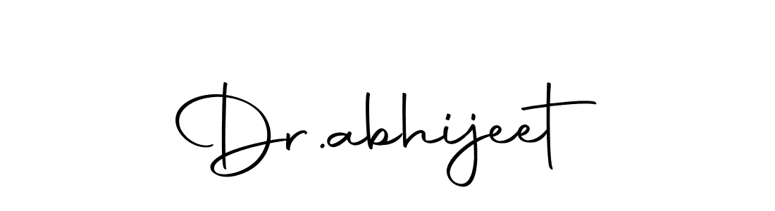 Make a beautiful signature design for name Dr.abhijeet. With this signature (Autography-DOLnW) style, you can create a handwritten signature for free. Dr.abhijeet signature style 10 images and pictures png