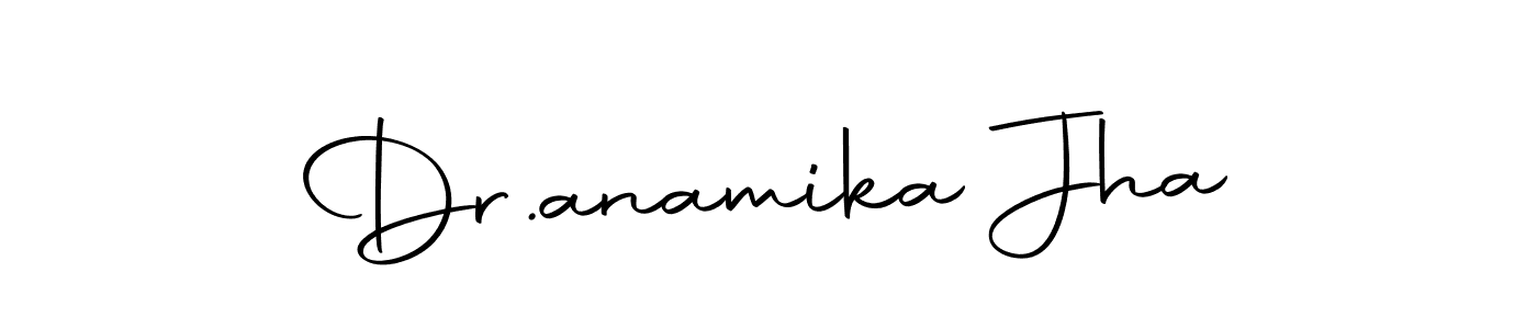 Use a signature maker to create a handwritten signature online. With this signature software, you can design (Autography-DOLnW) your own signature for name Dr.anamika Jha. Dr.anamika Jha signature style 10 images and pictures png