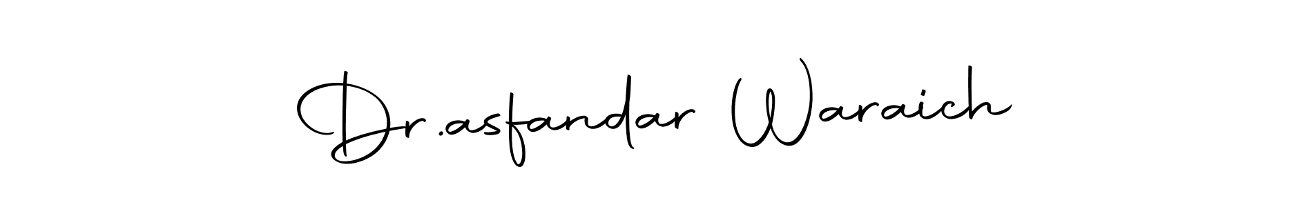 Here are the top 10 professional signature styles for the name Dr.asfandar Waraich. These are the best autograph styles you can use for your name. Dr.asfandar Waraich signature style 10 images and pictures png