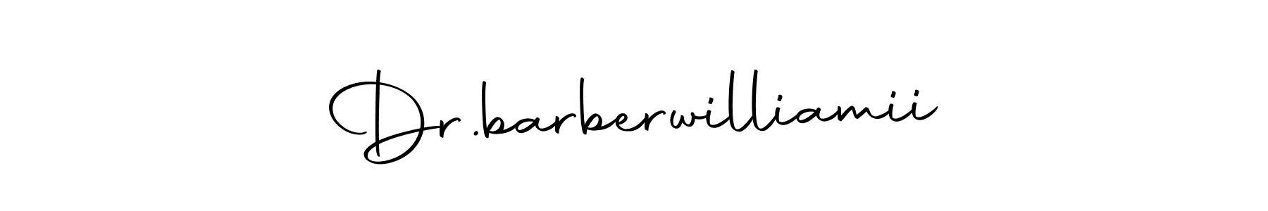 The best way (Autography-DOLnW) to make a short signature is to pick only two or three words in your name. The name Dr.barberwilliamii include a total of six letters. For converting this name. Dr.barberwilliamii signature style 10 images and pictures png