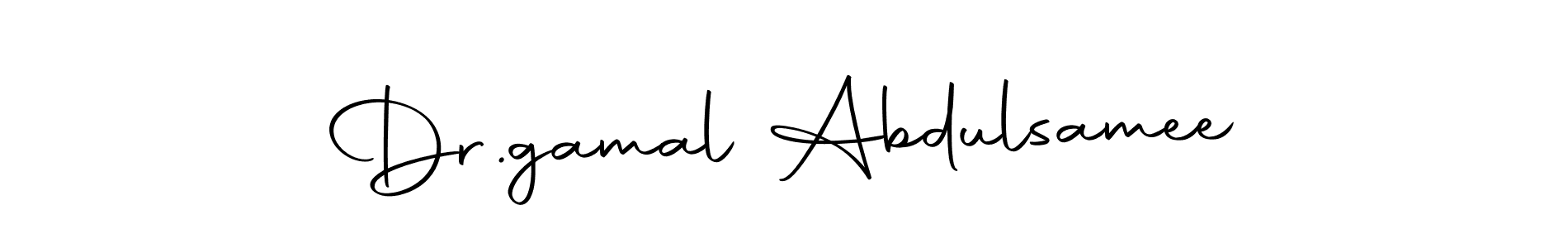 Dr.gamal Abdulsamee stylish signature style. Best Handwritten Sign (Autography-DOLnW) for my name. Handwritten Signature Collection Ideas for my name Dr.gamal Abdulsamee. Dr.gamal Abdulsamee signature style 10 images and pictures png