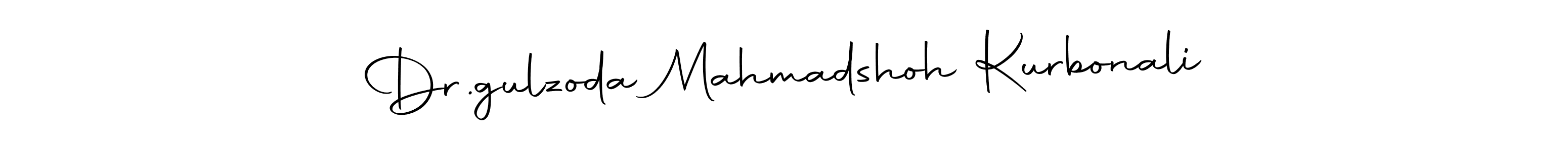 Similarly Autography-DOLnW is the best handwritten signature design. Signature creator online .You can use it as an online autograph creator for name Dr.gulzoda Mahmadshoh Kurbonali. Dr.gulzoda Mahmadshoh Kurbonali signature style 10 images and pictures png