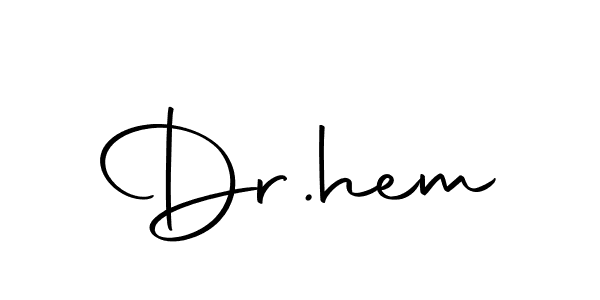 Make a beautiful signature design for name Dr.hem. With this signature (Autography-DOLnW) style, you can create a handwritten signature for free. Dr.hem signature style 10 images and pictures png