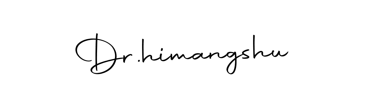 Design your own signature with our free online signature maker. With this signature software, you can create a handwritten (Autography-DOLnW) signature for name Dr.himangshu. Dr.himangshu signature style 10 images and pictures png