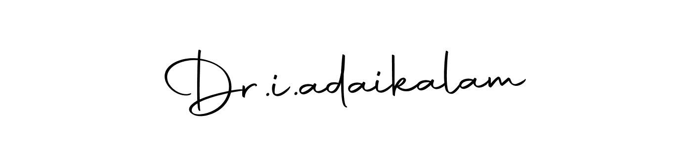 How to make Dr.i.adaikalam signature? Autography-DOLnW is a professional autograph style. Create handwritten signature for Dr.i.adaikalam name. Dr.i.adaikalam signature style 10 images and pictures png