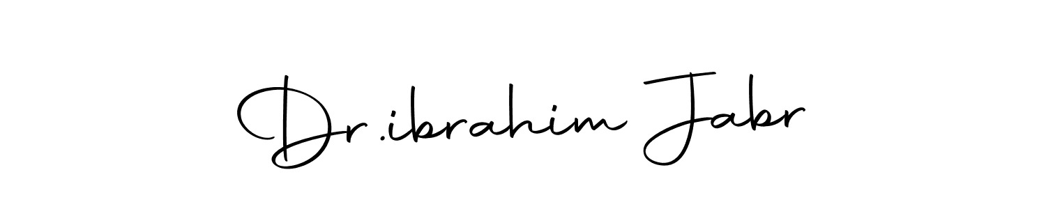 You should practise on your own different ways (Autography-DOLnW) to write your name (Dr.ibrahim Jabr) in signature. don't let someone else do it for you. Dr.ibrahim Jabr signature style 10 images and pictures png