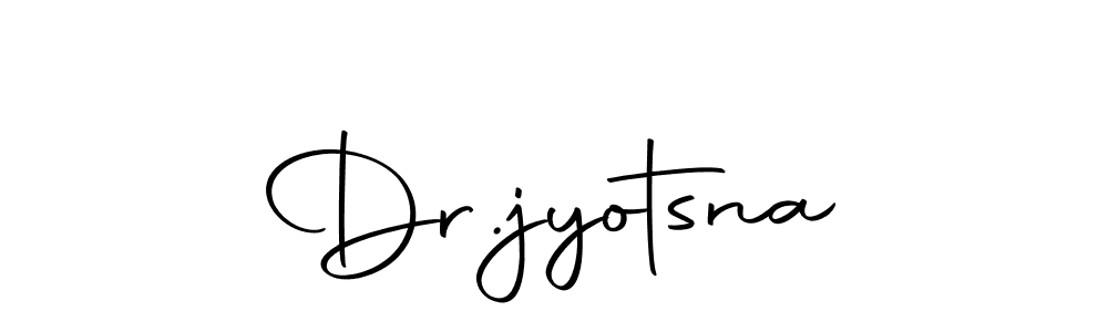 Create a beautiful signature design for name Dr.jyotsna. With this signature (Autography-DOLnW) fonts, you can make a handwritten signature for free. Dr.jyotsna signature style 10 images and pictures png