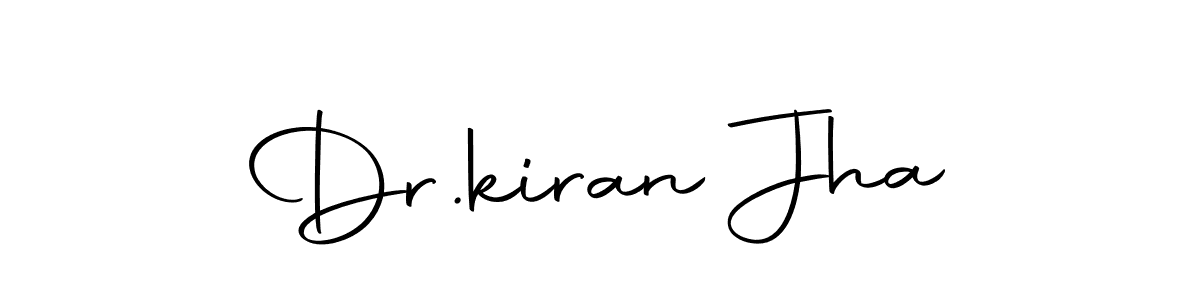 The best way (Autography-DOLnW) to make a short signature is to pick only two or three words in your name. The name Dr.kiran Jha include a total of six letters. For converting this name. Dr.kiran Jha signature style 10 images and pictures png
