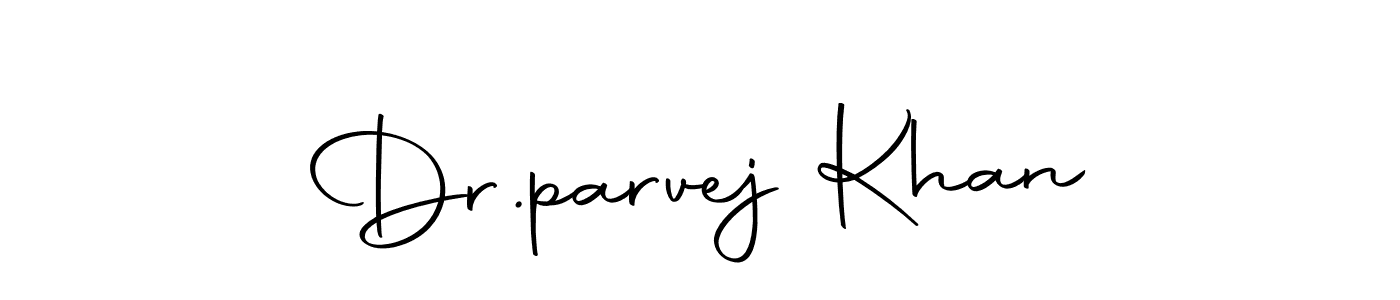 Use a signature maker to create a handwritten signature online. With this signature software, you can design (Autography-DOLnW) your own signature for name Dr.parvej Khan. Dr.parvej Khan signature style 10 images and pictures png