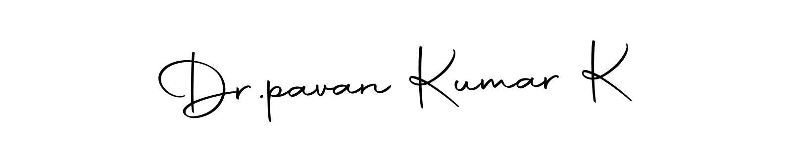 Here are the top 10 professional signature styles for the name Dr.pavan Kumar K. These are the best autograph styles you can use for your name. Dr.pavan Kumar K signature style 10 images and pictures png