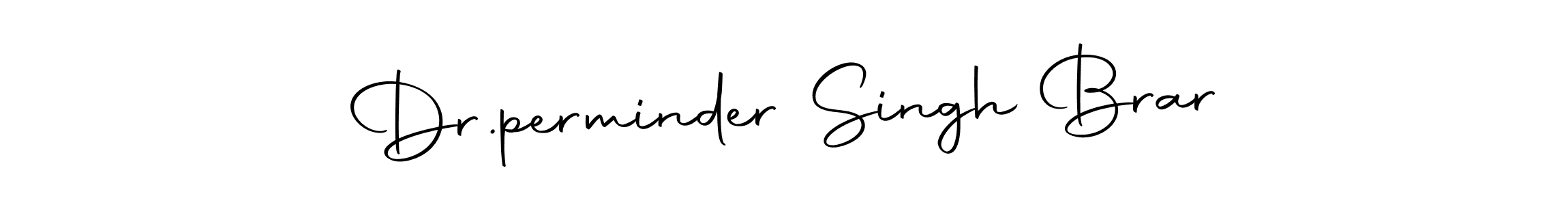 Design your own signature with our free online signature maker. With this signature software, you can create a handwritten (Autography-DOLnW) signature for name Dr.perminder Singh Brar. Dr.perminder Singh Brar signature style 10 images and pictures png