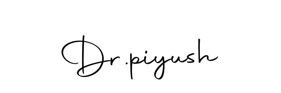 Design your own signature with our free online signature maker. With this signature software, you can create a handwritten (Autography-DOLnW) signature for name Dr.piyush. Dr.piyush signature style 10 images and pictures png