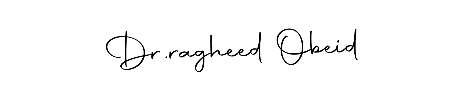 Also we have Dr.ragheed Obeid name is the best signature style. Create professional handwritten signature collection using Autography-DOLnW autograph style. Dr.ragheed Obeid signature style 10 images and pictures png