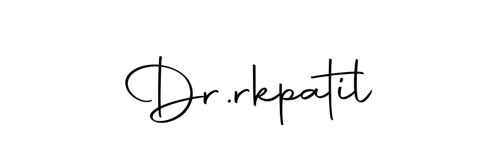 The best way (Autography-DOLnW) to make a short signature is to pick only two or three words in your name. The name Dr.rkpatil include a total of six letters. For converting this name. Dr.rkpatil signature style 10 images and pictures png