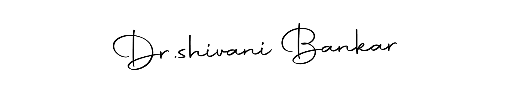 The best way (Autography-DOLnW) to make a short signature is to pick only two or three words in your name. The name Dr.shivani Bankar include a total of six letters. For converting this name. Dr.shivani Bankar signature style 10 images and pictures png