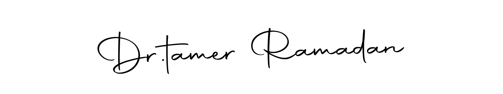 Make a beautiful signature design for name Dr.tamer Ramadan. Use this online signature maker to create a handwritten signature for free. Dr.tamer Ramadan signature style 10 images and pictures png