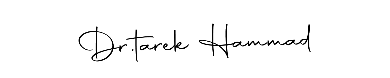 You should practise on your own different ways (Autography-DOLnW) to write your name (Dr.tarek Hammad) in signature. don't let someone else do it for you. Dr.tarek Hammad signature style 10 images and pictures png