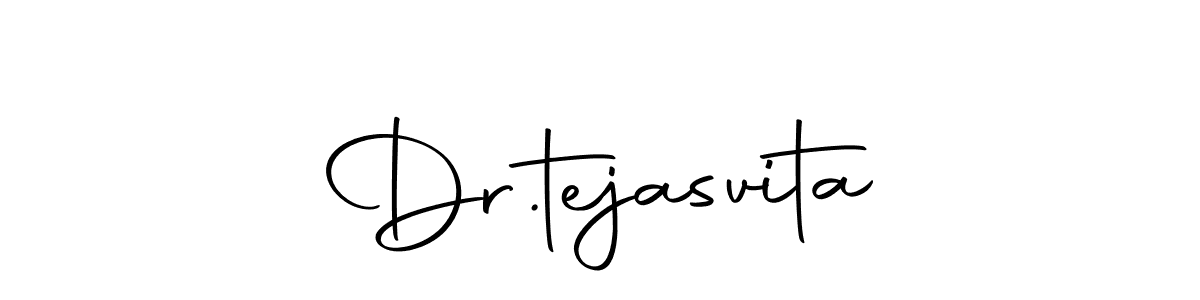 Create a beautiful signature design for name Dr.tejasvita. With this signature (Autography-DOLnW) fonts, you can make a handwritten signature for free. Dr.tejasvita signature style 10 images and pictures png