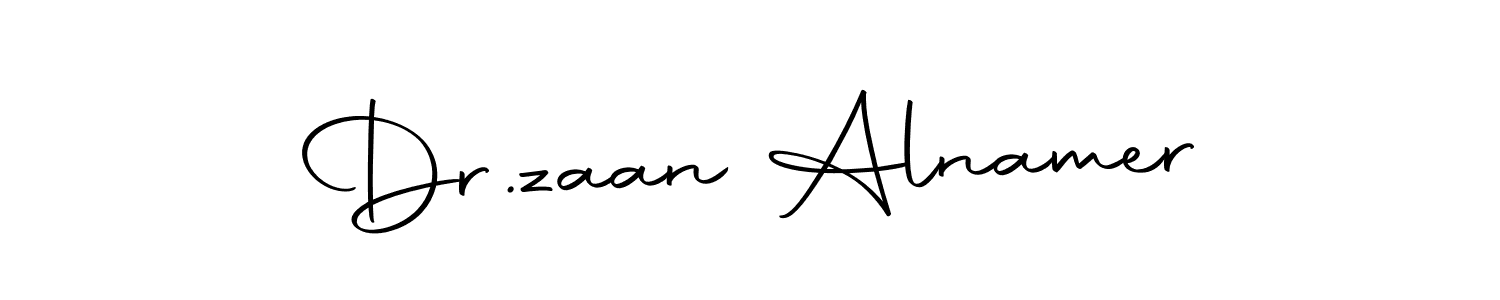 Dr.zaan Alnamer stylish signature style. Best Handwritten Sign (Autography-DOLnW) for my name. Handwritten Signature Collection Ideas for my name Dr.zaan Alnamer. Dr.zaan Alnamer signature style 10 images and pictures png